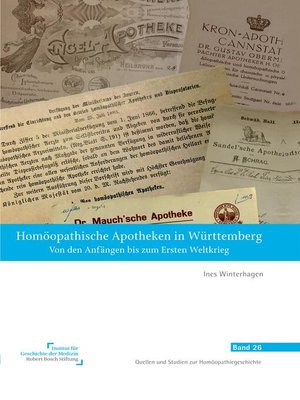 cover image of Homöopathische Apotheken in Württemberg